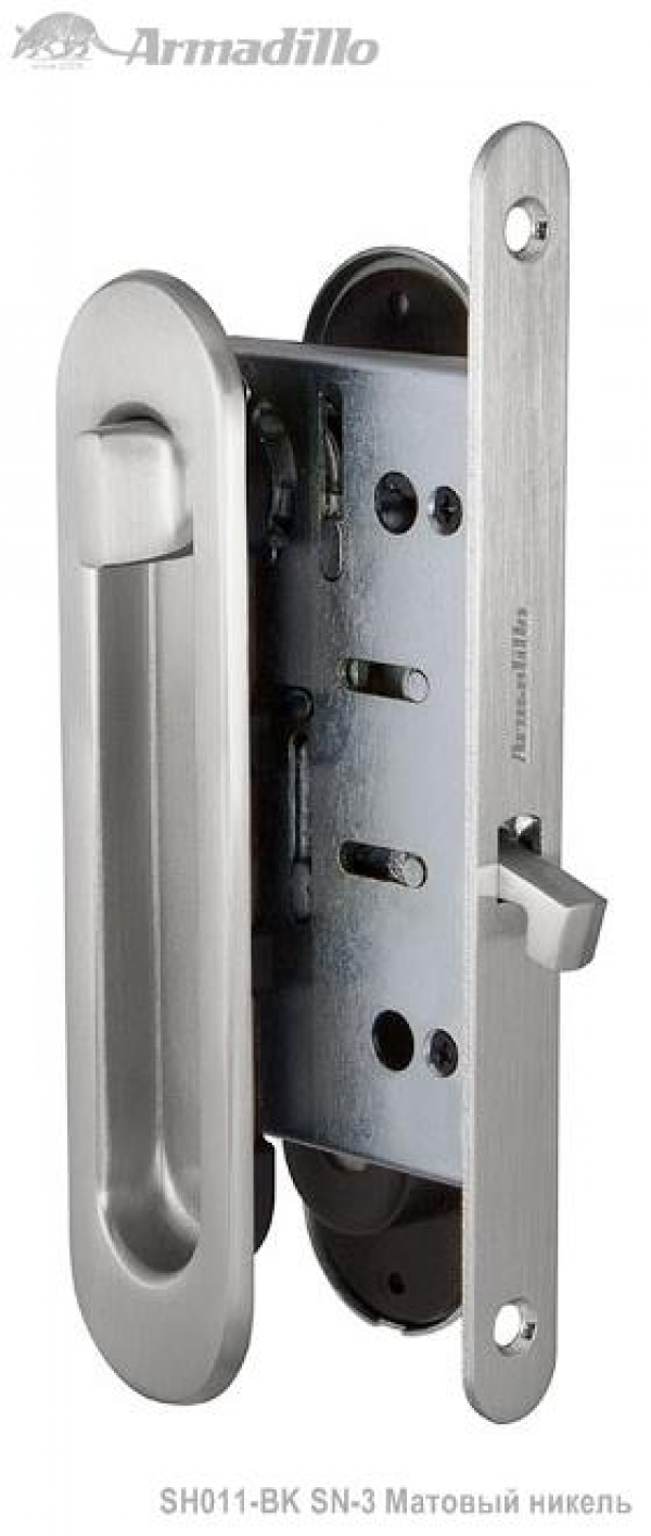 Набор для раздвижных дверей SH011-BK SN-3 Матовый никель