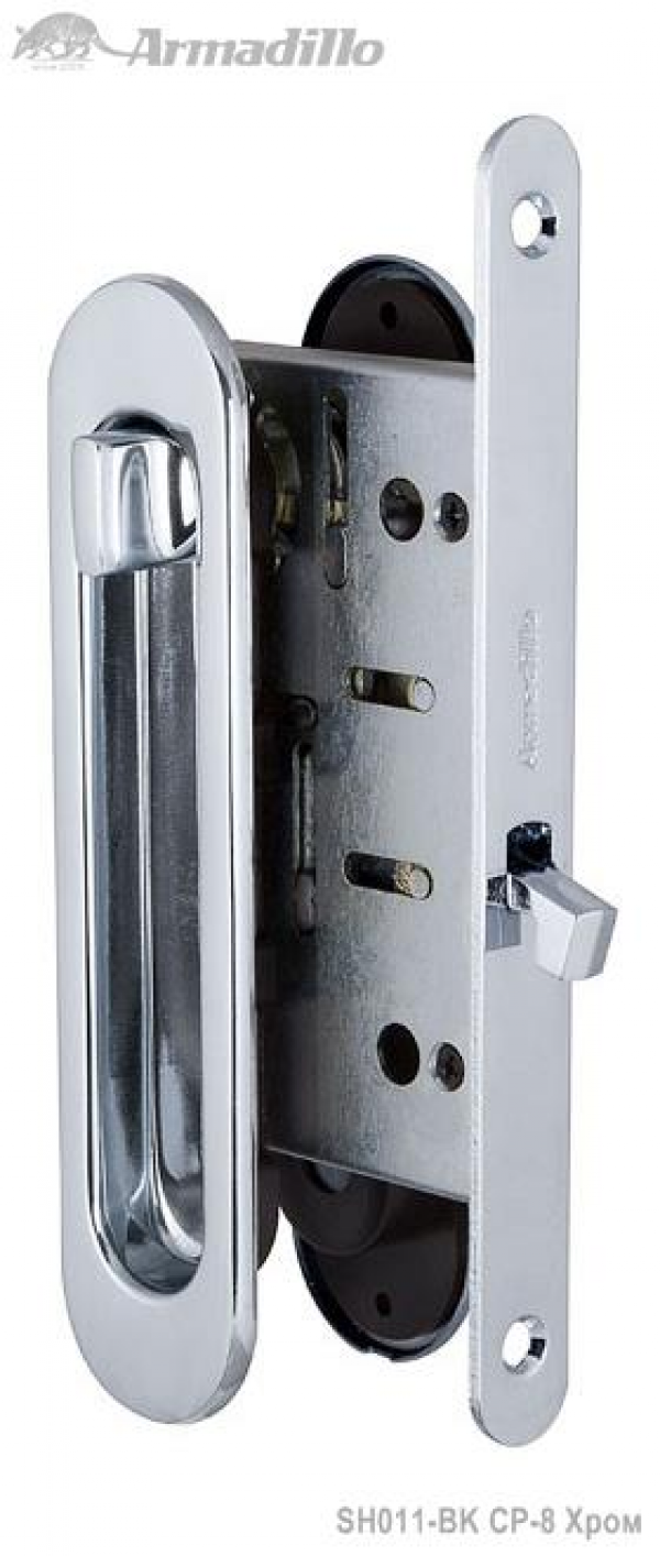 Набор для раздвижных дверей SH011-BK СP-8 Хром